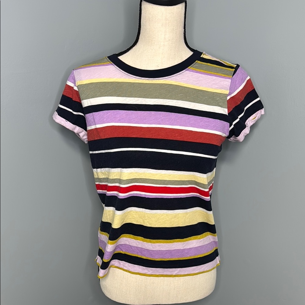 ***LOFT Women’s Striped Multicolor Vintage Soft Top Sz XS